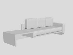 modern sofa Modelo 3D
