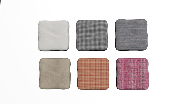collection of pillows 3Dモデル .c4d .max .obj .3ds .fbx .stl .blend 
