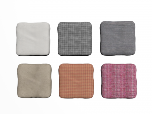 collection of pillows 3D 模型