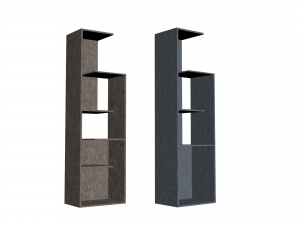 minimalistic shelves Model 3D