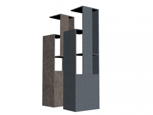 minimalistic shelves Model 3D