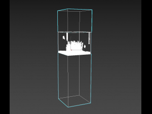 aquarium in the style of minimalism low-poly 3D Модель