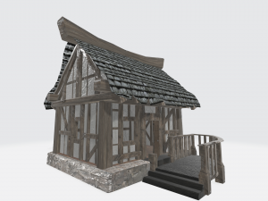 semi-antique house 3D Модель