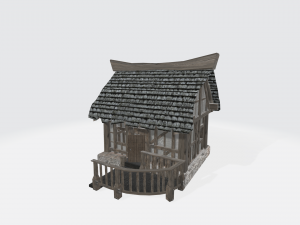 semi-antique house 3D Модель