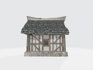 semi-antique house 3D Модель
