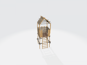 observation tower low-poly 3D-Modell