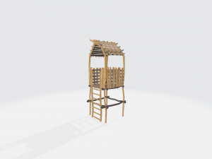 observation tower low-poly 3D-Modell