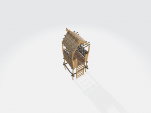 observation tower low-poly 3D-Modell