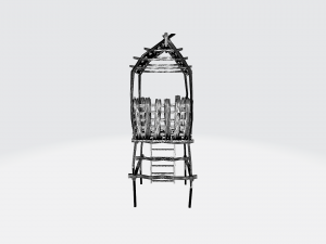 observation tower low-poly 3D-Modell