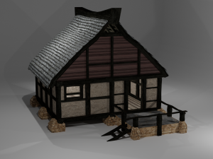 old style house 3D Model