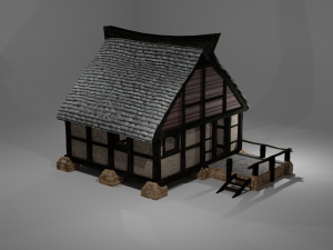 old style house Modelo 3D