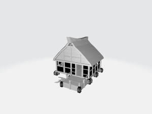 old style house Modelo 3D