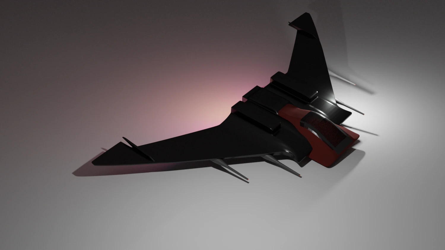spaceship 3D Model .c4d .max .obj .3ds .fbx .stl .blend