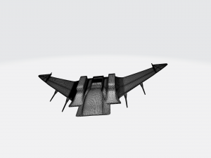 spaceship 3D मॉडल