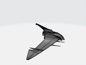 spaceship 3D मॉडल