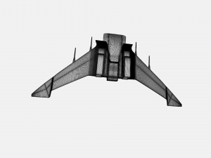 spaceship 3D मॉडल