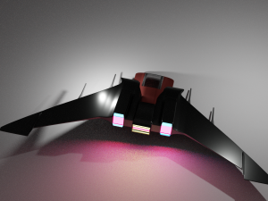 spaceship 3D मॉडल