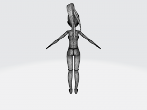 anime character female 3D Модель