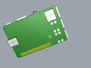 raspberry pi 3 b Model 3D