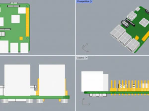 raspberry pi 3 b 3D Model