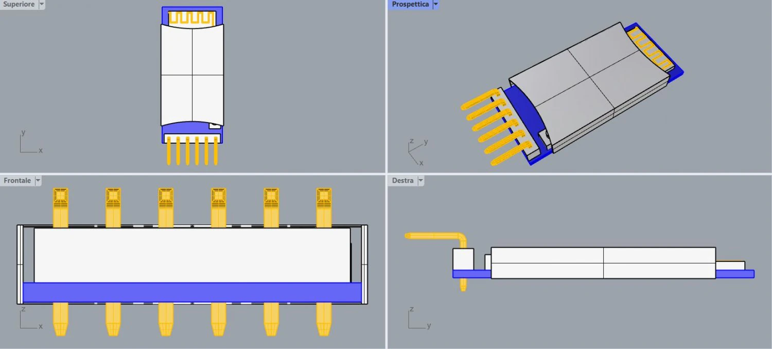 bluetooth card 3D Model .c4d .max .obj .3ds .fbx .stl .blend 
