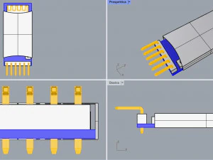 블루투스 카드 3D 모델