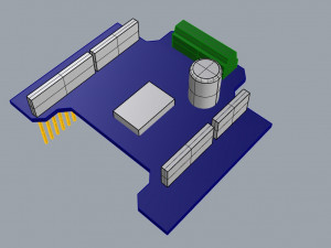 x-nucleo-ihm04a1 stm electronics 3D Model