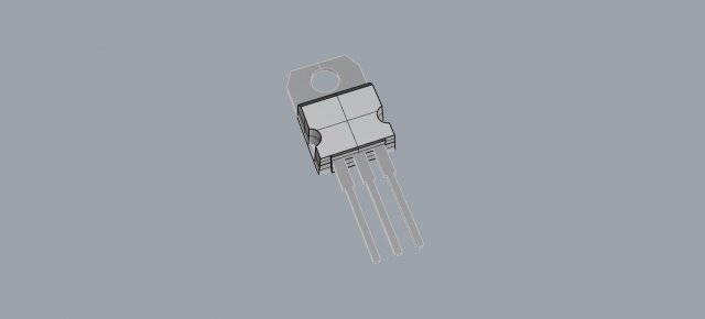 transistor Modelo 3D .c4d .max .obj .3ds .fbx .stl .blend