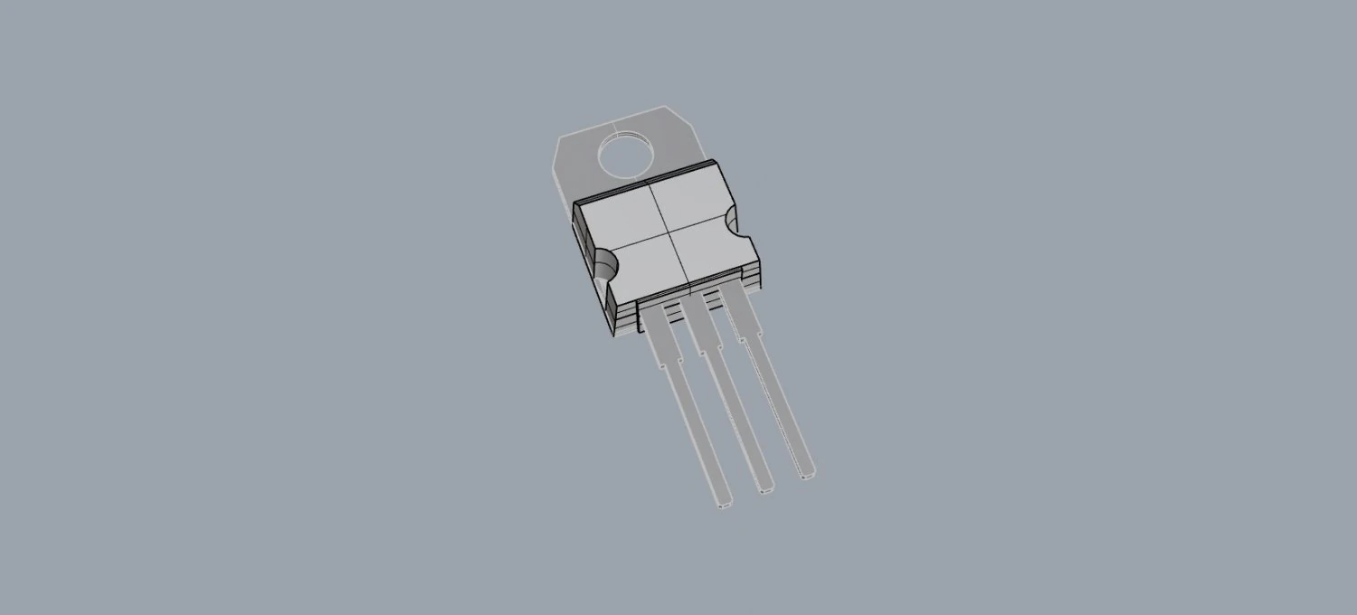 transistor 3D Model .c4d .max .obj .3ds .fbx .stl .blend
