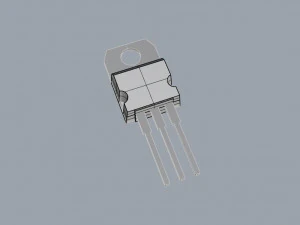 transistor Modelo 3D