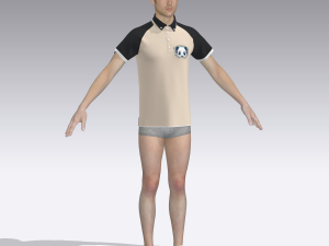 manspolo 3D मॉडल