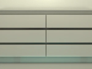 modern hi tech and aesthetic chest of drawers 3D Model