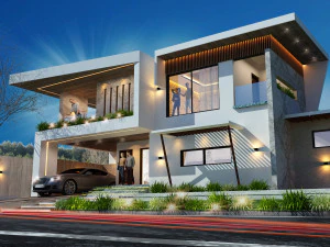 modern luxuary home 3D Model