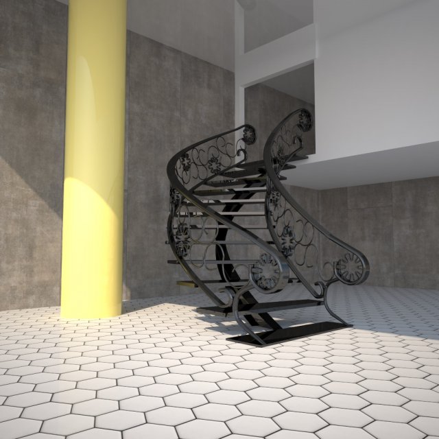 stairs Modello 3D .c4d .max .obj .3ds .fbx .stl .blend 
