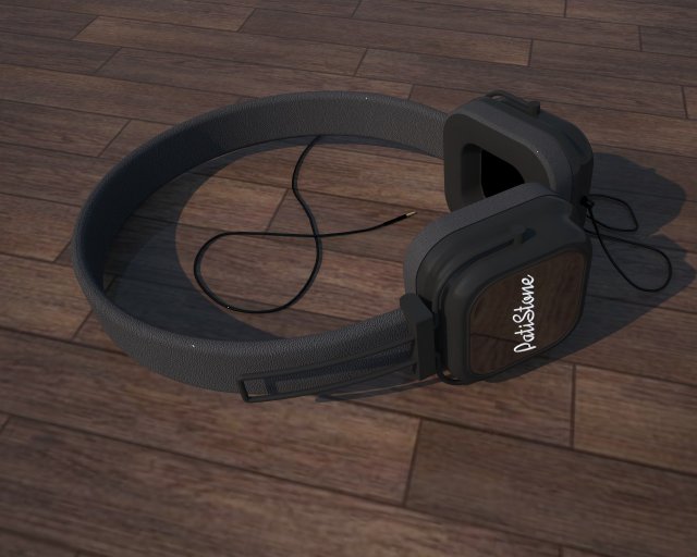 headphones 3D 모델 .c4d .max .obj .3ds .fbx .stl .blend 