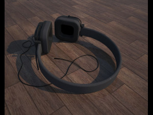 headphones 3D 모델