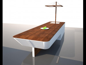 table ship Model 3D