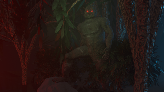 swamp monster pbr loy-poly gameready 3D Модель .c4d .max .obj .3ds .fbx .stl .blend