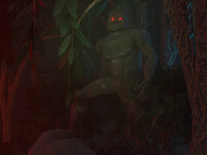 swamp monster pbr loy-poly gameready 3D Model