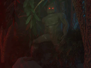 स्वैम्प मॉन्स्टर पीबीआर लो-पॉली गेम तैयार 3D मॉडल