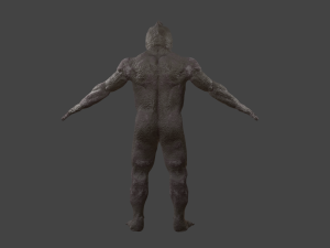 swamp monster pbr loy-poly gameready 3D Модель