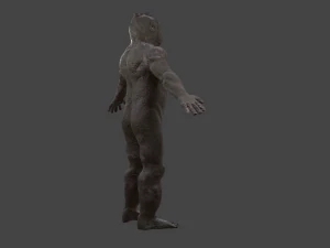 swamp monster pbr loy-poly gameready 3D Model