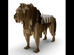lion bbq 3d 3D Model