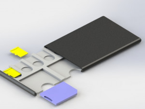 sd card holder 3D 프린트 모델