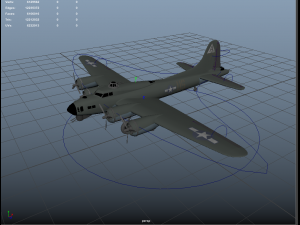 boeing b-17 flying fortress 3D Модель