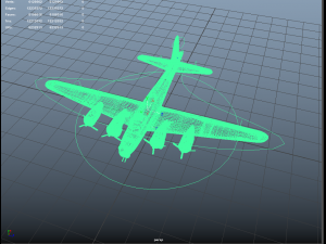boeing b-17 flying fortress 3D Модель