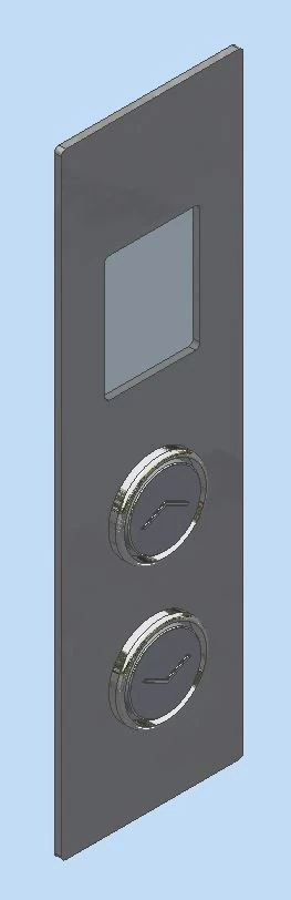 elevator push-button panel 3D Model .c4d .max .obj .3ds .fbx .stl .blend 