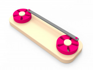 coupling rod mechanism 3Dプリントモデル