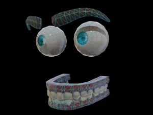 Homem forte estilizado Modelo 3D