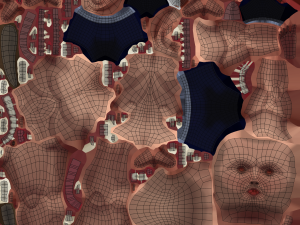 Stylized strong man Modello 3D